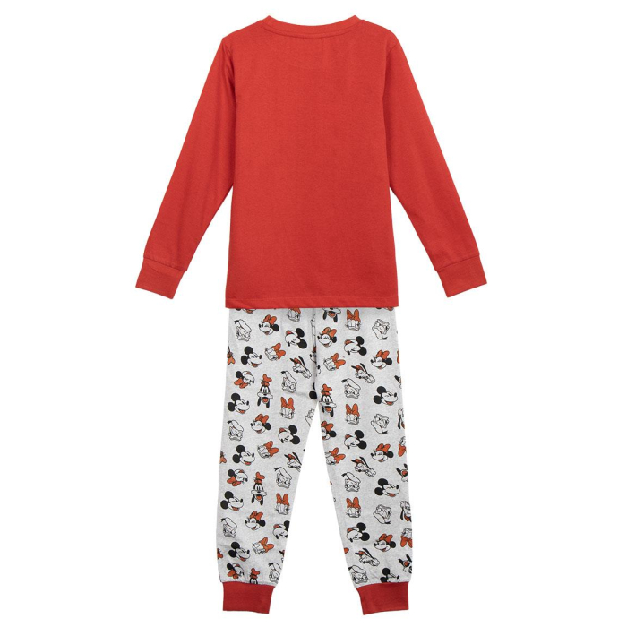 Pijama bumbac, 2 piese, maneca lunga Mickey Mouse Iconic [2]