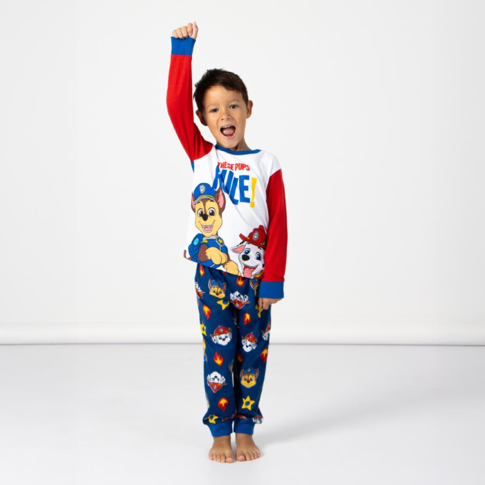 Pijama bumbac, 2 piese, maneca lunga Paw Patrol Pups Rule [1]