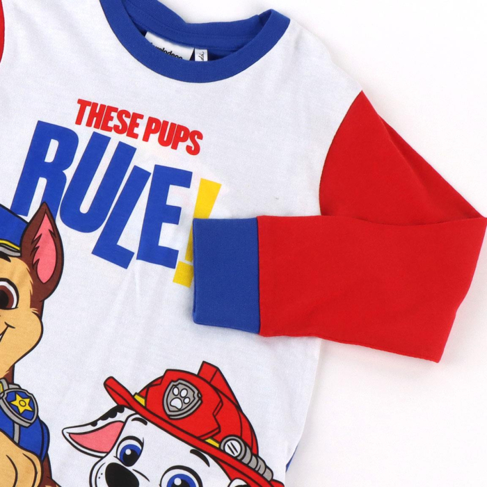 Pijama bumbac, 2 piese, maneca lunga Paw Patrol Pups Rule [5]