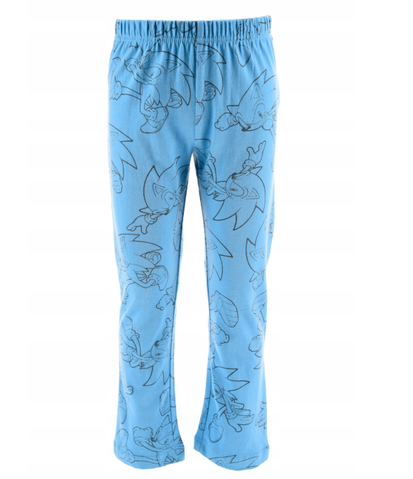 Pijama bumbac 2 piese pentru baieti cu maneca lunga Sonic Hedgehog [4]