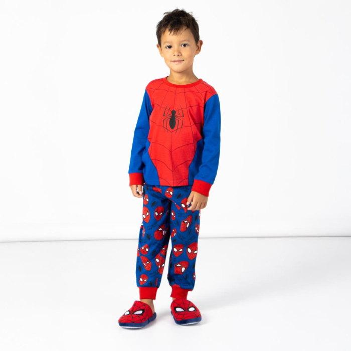 Pijama bumbac, 2 piese, maneca lunga Spiderman [1]