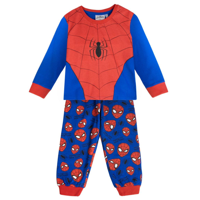 Pijama bumbac, 2 piese, maneca lunga Spiderman [3]