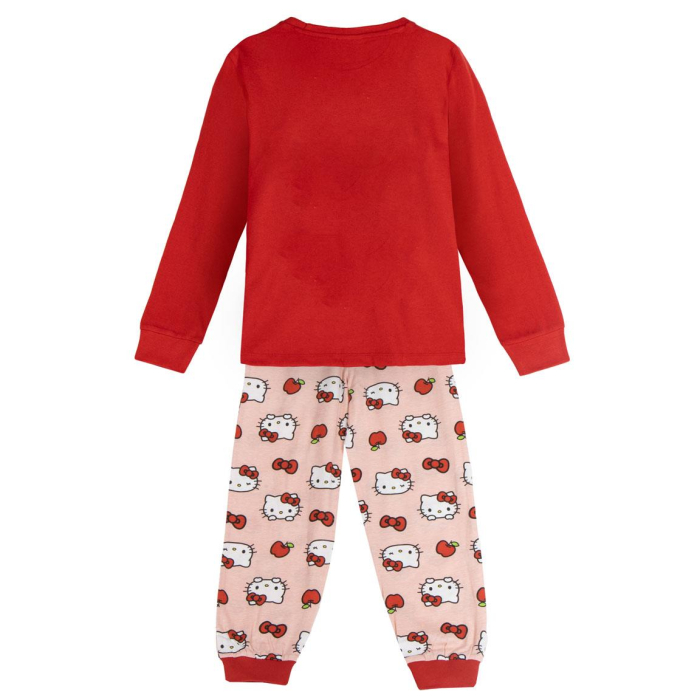 Pijama bumbac, 2 piese, maneca lunga Sweet Hello Kitty [2]