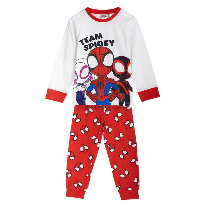 Pijama bumbac, 2 piese, maneca lunga Team Spidey [1]