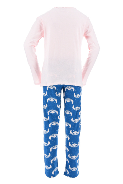 Pijama bumbac, 2 piese, maneca lunga Today Lilo & Stitch [2]