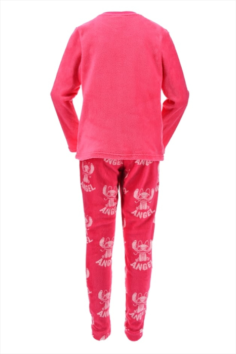 Pijama coral fleece, 2 piese, maneca lunga Lilo & Stitch Angel Eyes [2]