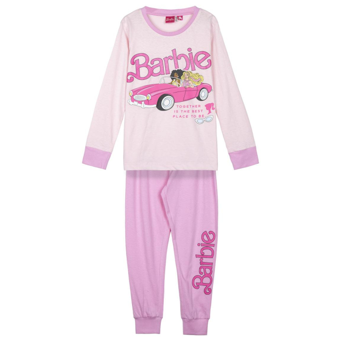 Pijama bumbac, 2 piese, maneca lunga Together Barbie [1]