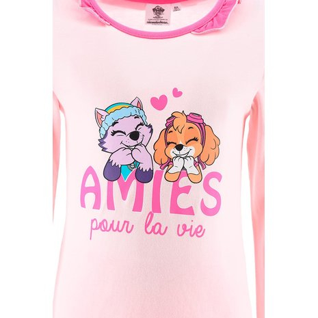 Pijama bumbac fete, 2 piese, maneca lunga Paw Patrol Amies [3]