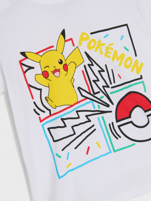 Pijama bumbac cu maneca scurta Pok├⌐mon [2]