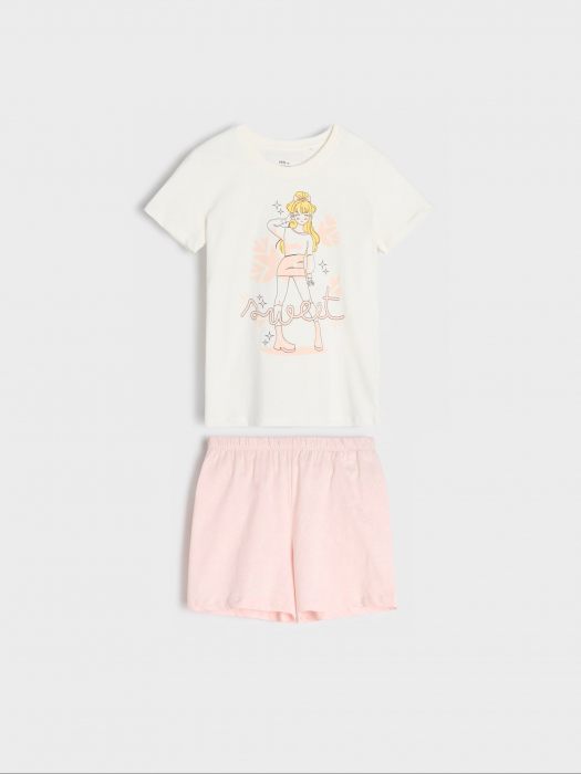 Pijama bumbac cu maneca scurta Sweet [1]