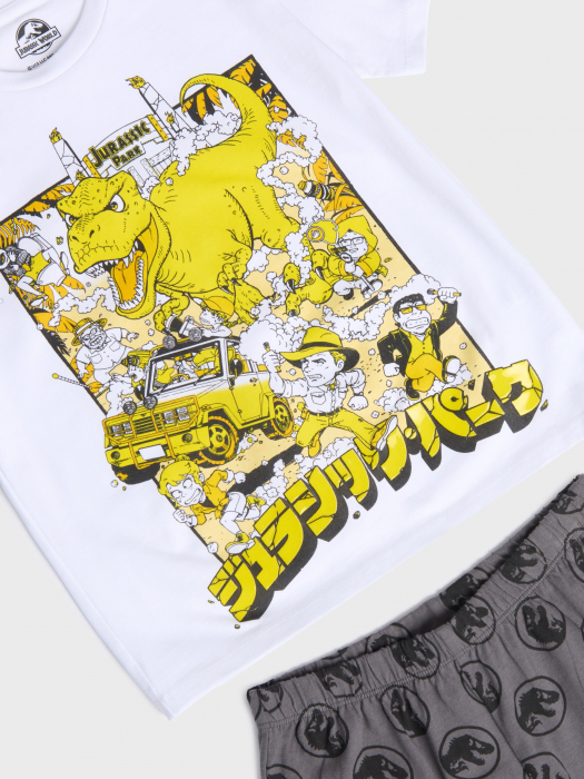 Pijama bumbac din doua piese Jurassic Park [4]