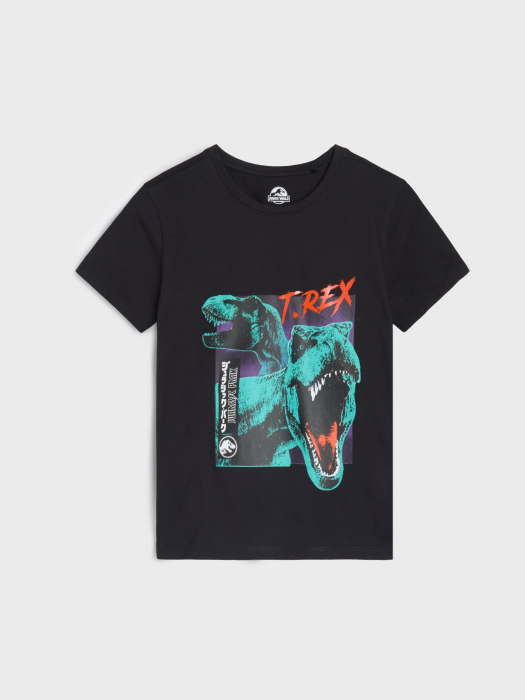 Pijama bumbac din doua piese Jurassic Park T-Rex [4]
