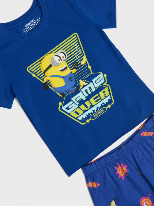 Pijama bumbac din doua piese Minions Game Over [2]