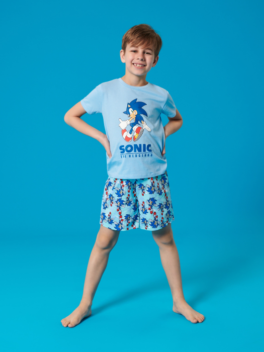 Pijama bumbac din doua piese Sonic The Hedgehog [2]