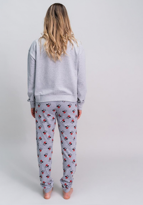 Pijama bumbac maneca lunga, dama, Minnie Mouse [2]
