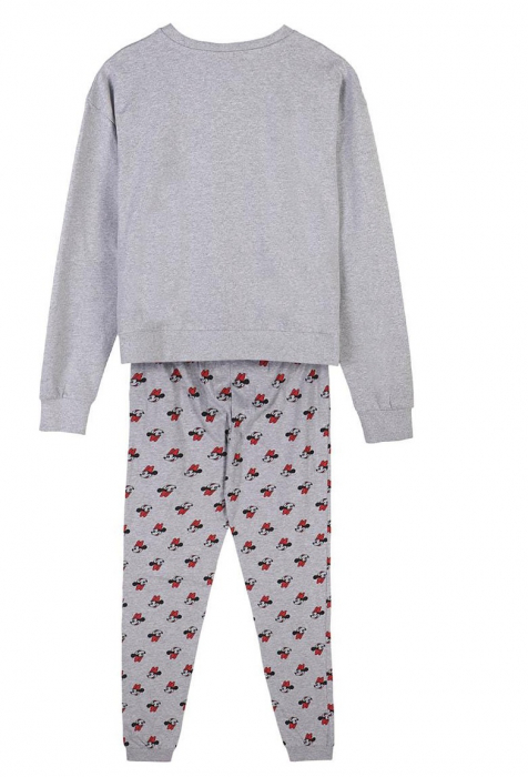 Pijama bumbac maneca lunga, dama, Minnie Mouse [4]