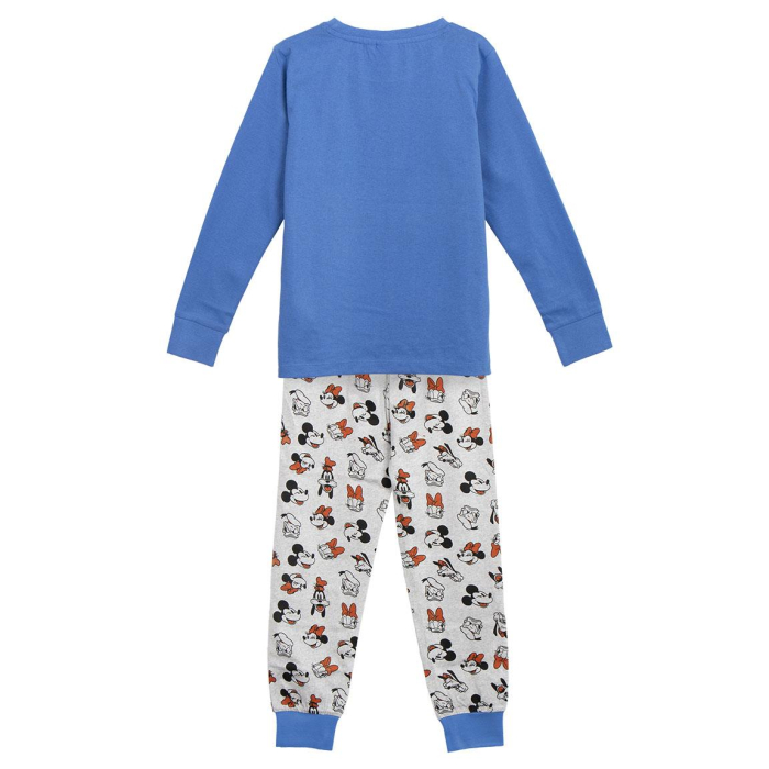 Pijama bumbac pentru baieti, 2 piese, maneca lunga Mickey Mouse Iconic [2]