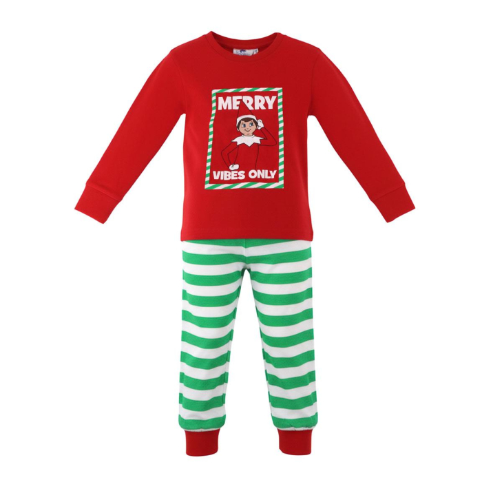 Pijama bumbac pentru copii, 2 piese, maneca lunga The Elf [3]