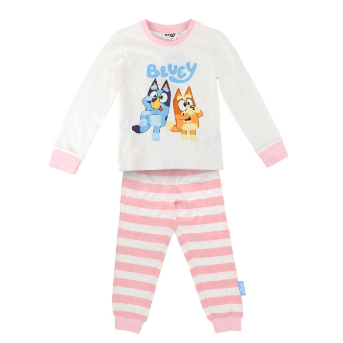 Pijama bumbac pentru fete, 2 piese, maneca lunga Bluey [1]