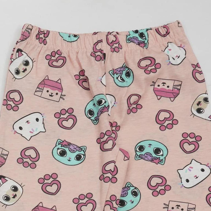 Pijama bumbac pentru fete, 2 piese, maneca lunga Hey Gabby [6]
