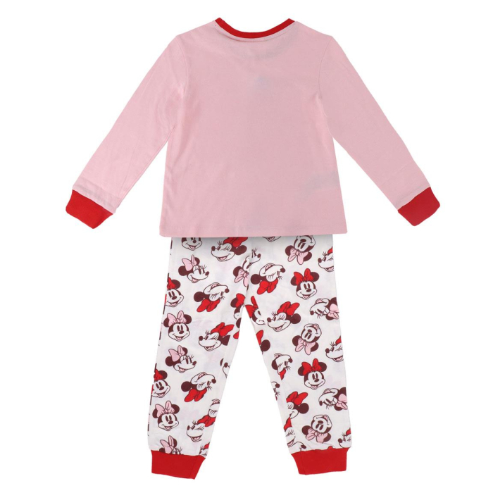 Pijama bumbac pentru fete, 2 piese, maneca lunga Minnie Mouse Polka Dot [2]