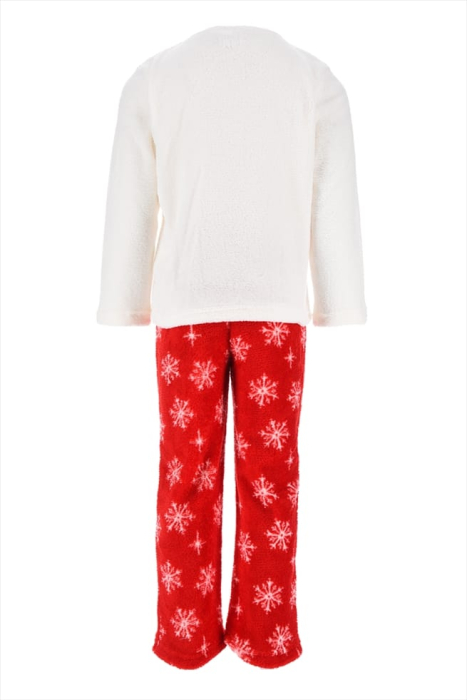 Pijama colar fleece, cu maneca lunga Merry Stitchmas [2]