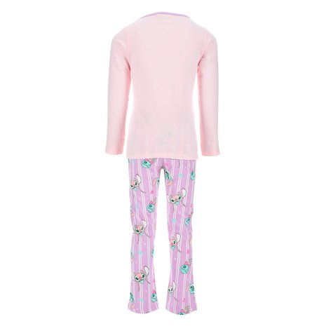 Pijama copii din bumbac, 2 piese cu maneca lunga Lilo & Stitch [2]