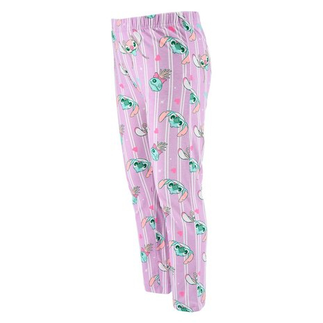 Pijama copii din bumbac, 2 piese cu maneca lunga Lilo & Stitch [4]
