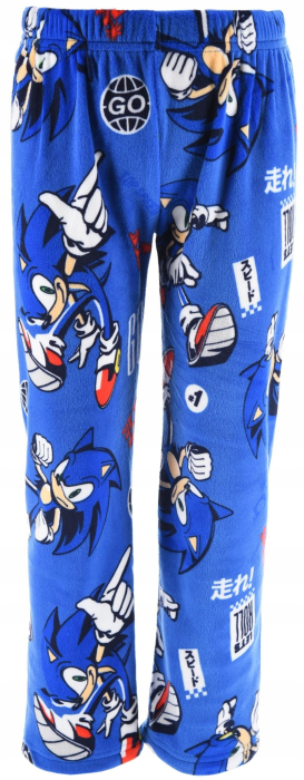 Pijama microfibra, 2 piese, maneca lunga Sonic [2]