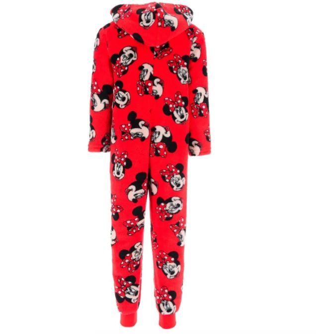 Pijama coral fleece, intreaga cu fermoar Minnie Mouse Disney [1]