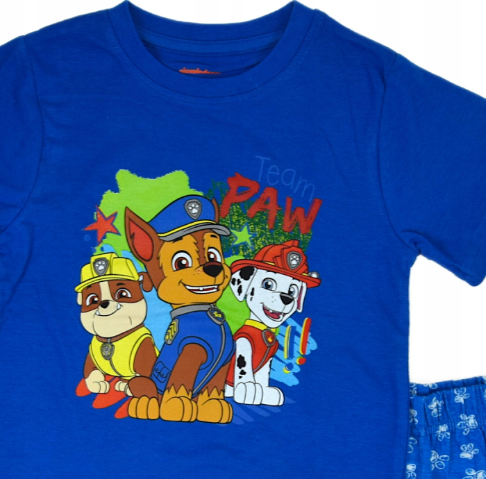 Pijama de vara cu maneca scurta, bumbac, Paw Patrol Team [2]