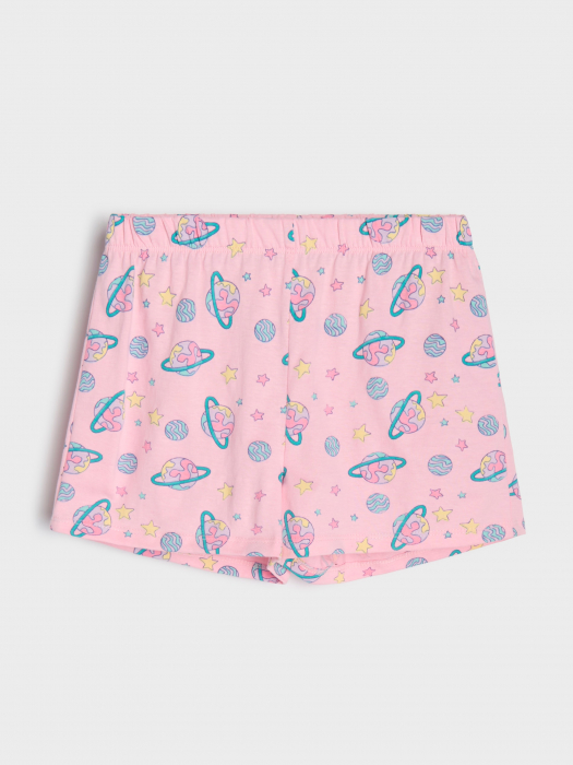 Pijama de vara cu maneca scurta din bumbac Lilo & Stitch [3]