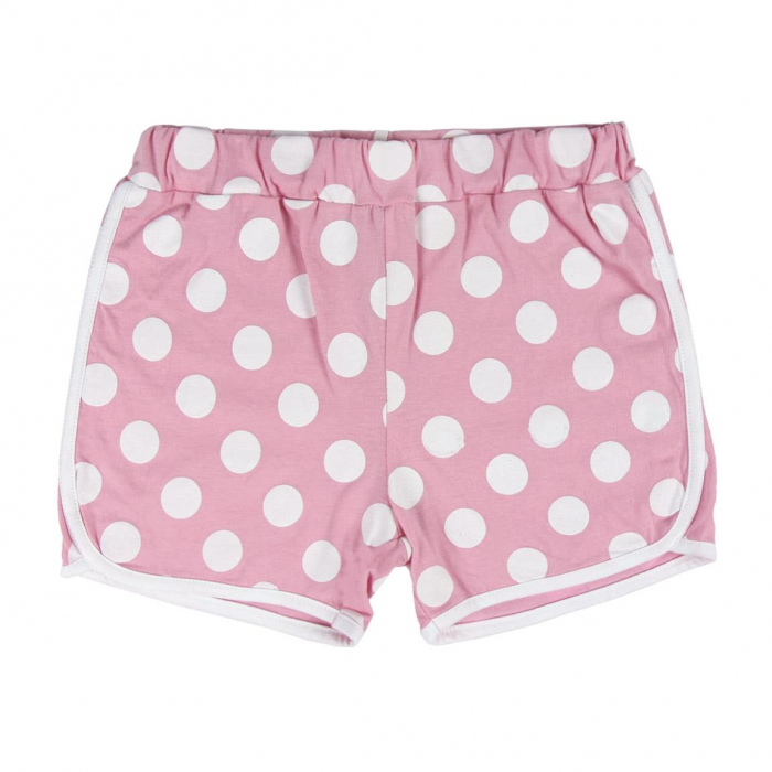 Pijama de vara cu maneca scurta din bumbac, Minnie Mouse [4]