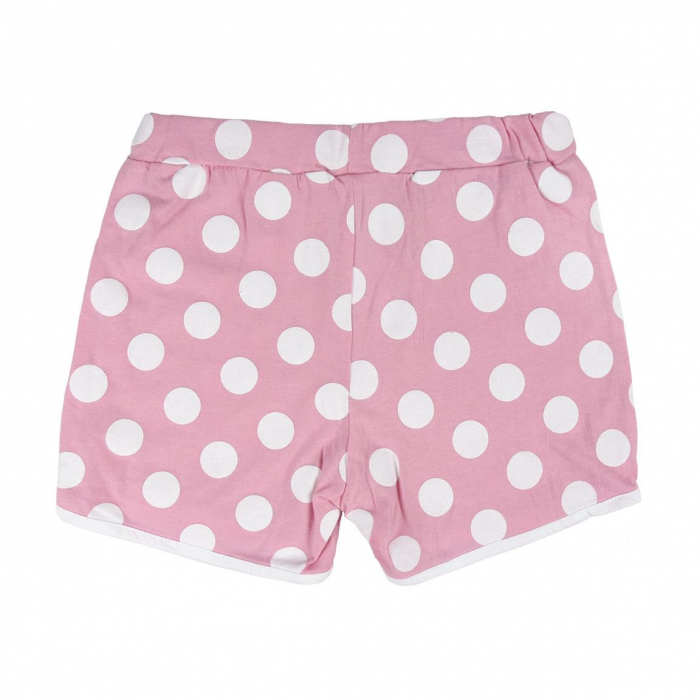 Pijama de vara cu maneca scurta din bumbac, Minnie Mouse [5]