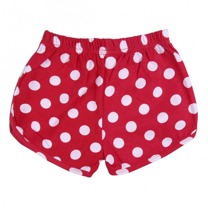 Pijama de vara cu maneca scurta din bumbac, Minnie Mouse Buline [5]