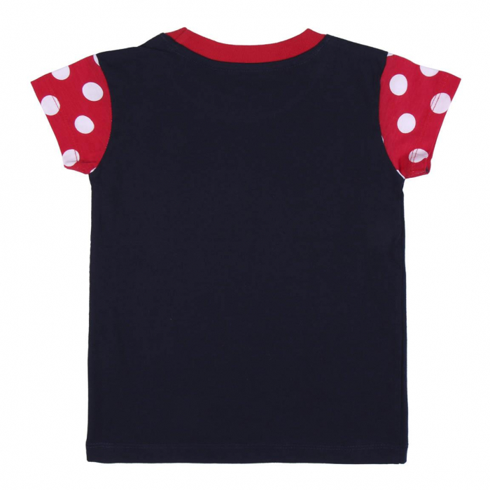 Pijama de vara cu maneca scurta din bumbac, Minnie Mouse Buline [3]