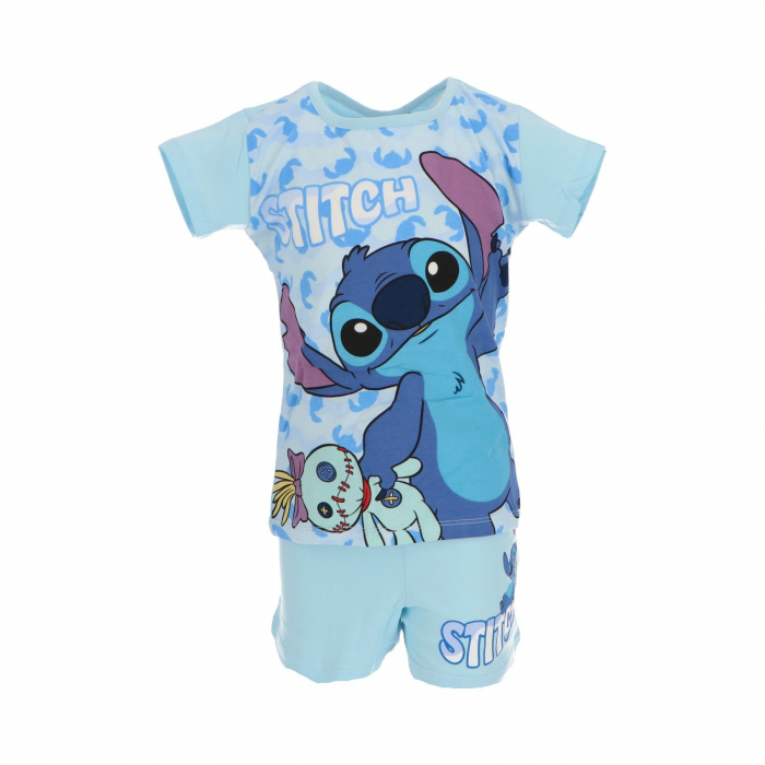 Pijama de vara cu maneca scurta pentru copii, Lilo si Stitch [1]