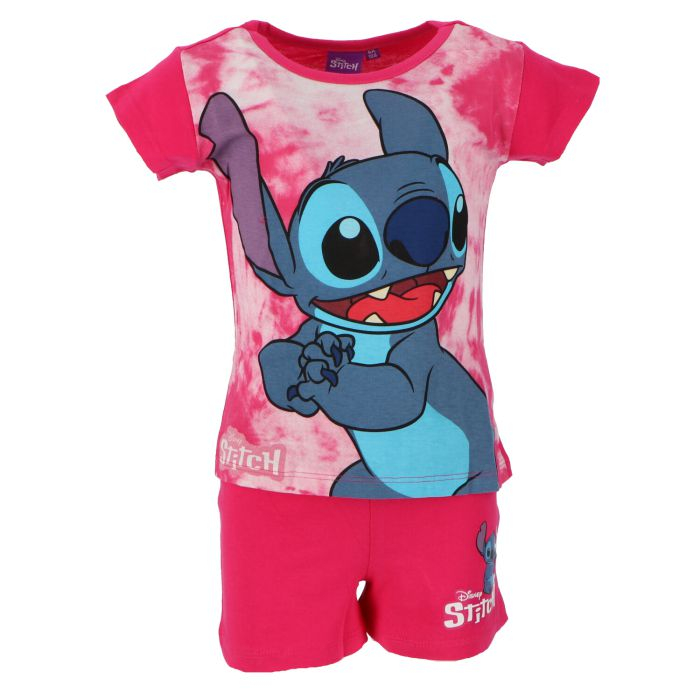 Pijama de vara cu maneca scurta pentru fete, Lilo & Stitch [1]