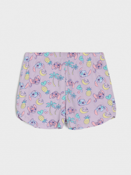 Pijama de vara din doua piese din bumbac Stitch [4]
