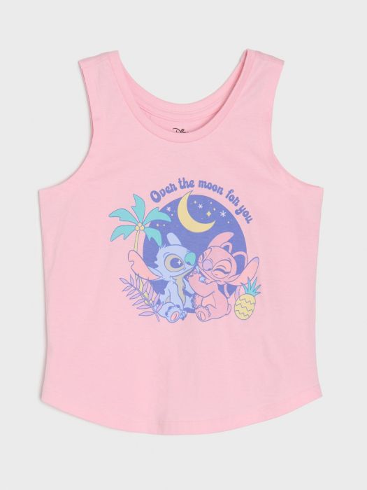Pijama de vara din doua piese din bumbac Stitch [2]