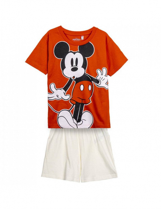 Pijama de vara, maneca scurta, bumbac, Mickey Mouse [1]