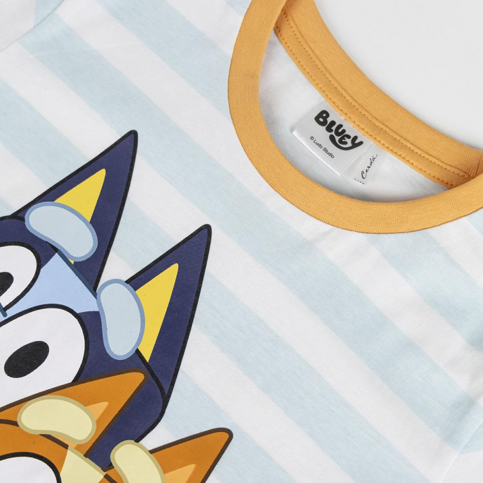 Pijama de vara, maneca scurta, bumbac, Bluey [3]