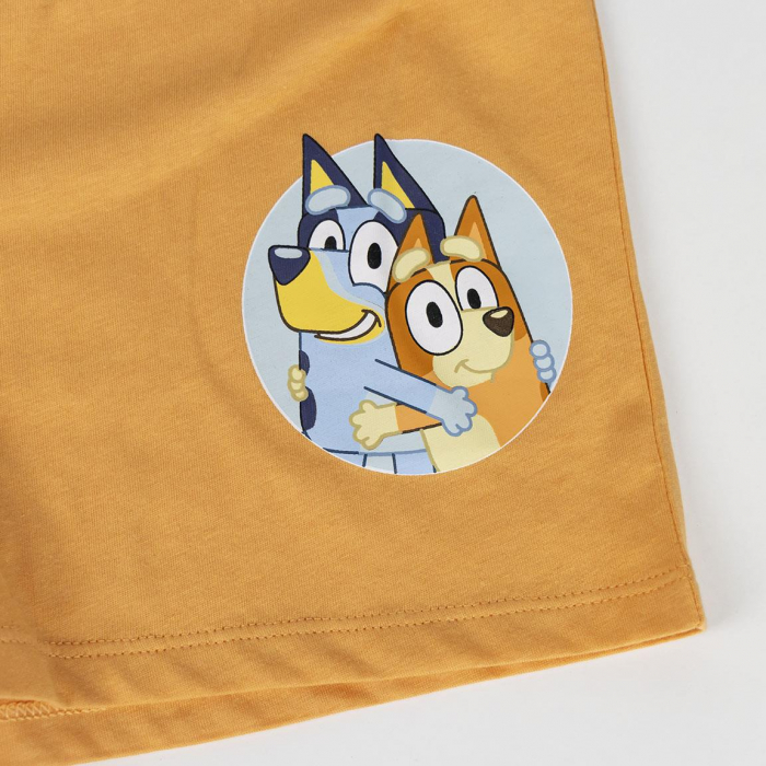 Pijama de vara, maneca scurta, bumbac, Bluey [4]