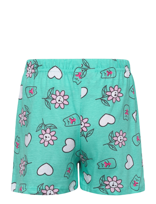 Pijama de vara, maneca scurta, bumbac, Gabby's Dollhouse Hello [4]