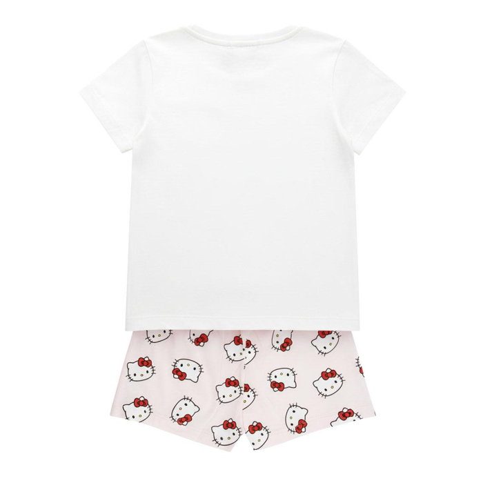 Pijama de vara, maneca scurta, bumbac, Hello Kitty and Friends [2]
