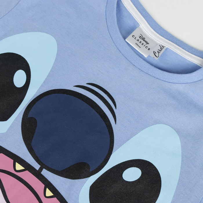 Pijama de vara, maneca scurta, bumbac, Lilo & Stitch [4]