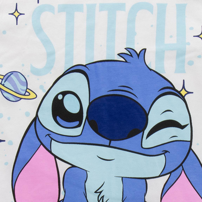 Pijama de vara, maneca scurta, bumbac, Lilo & Stitch Planets [3]