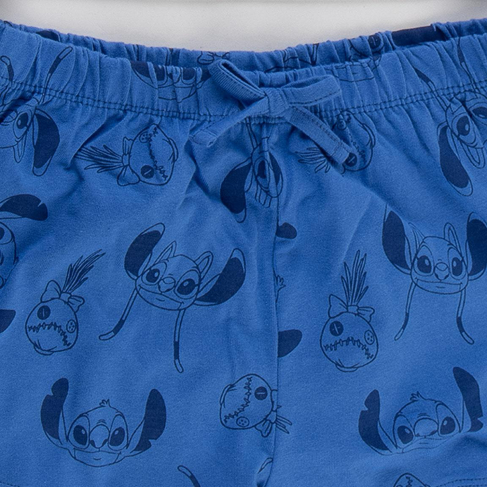 Pijama de vara, maneca scurta, bumbac, Lilo & Stitch Planets [4]