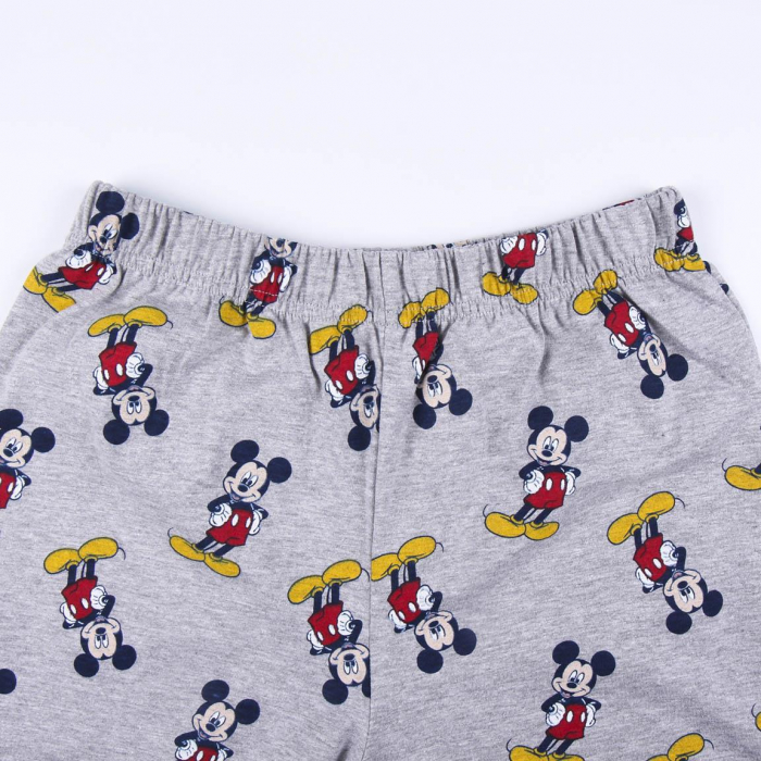 Pijama de vara, maneca scurta, bumbac, Mickey Mouse [4]
