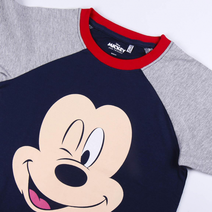 Pijama de vara, maneca scurta, bumbac, Mickey Mouse [3]